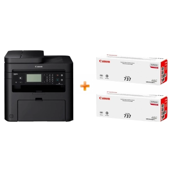Купить МФУ А4 Canon i-SENSYS MF237w с Wi-Fi + 2 картриджа (1418C170AA) - фото 1