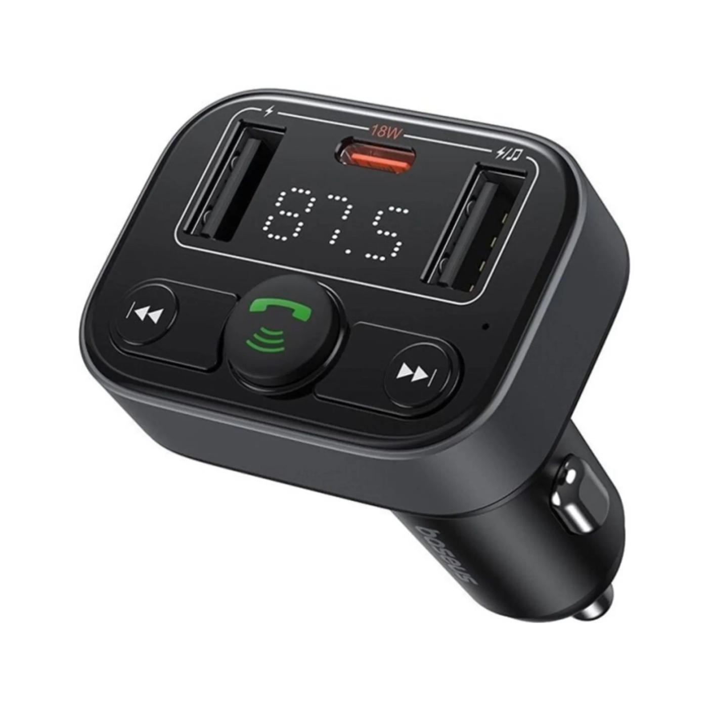 Купити FM-трансмітер Baseus S-09 Lite Black (C10762300113-00) - фото 1