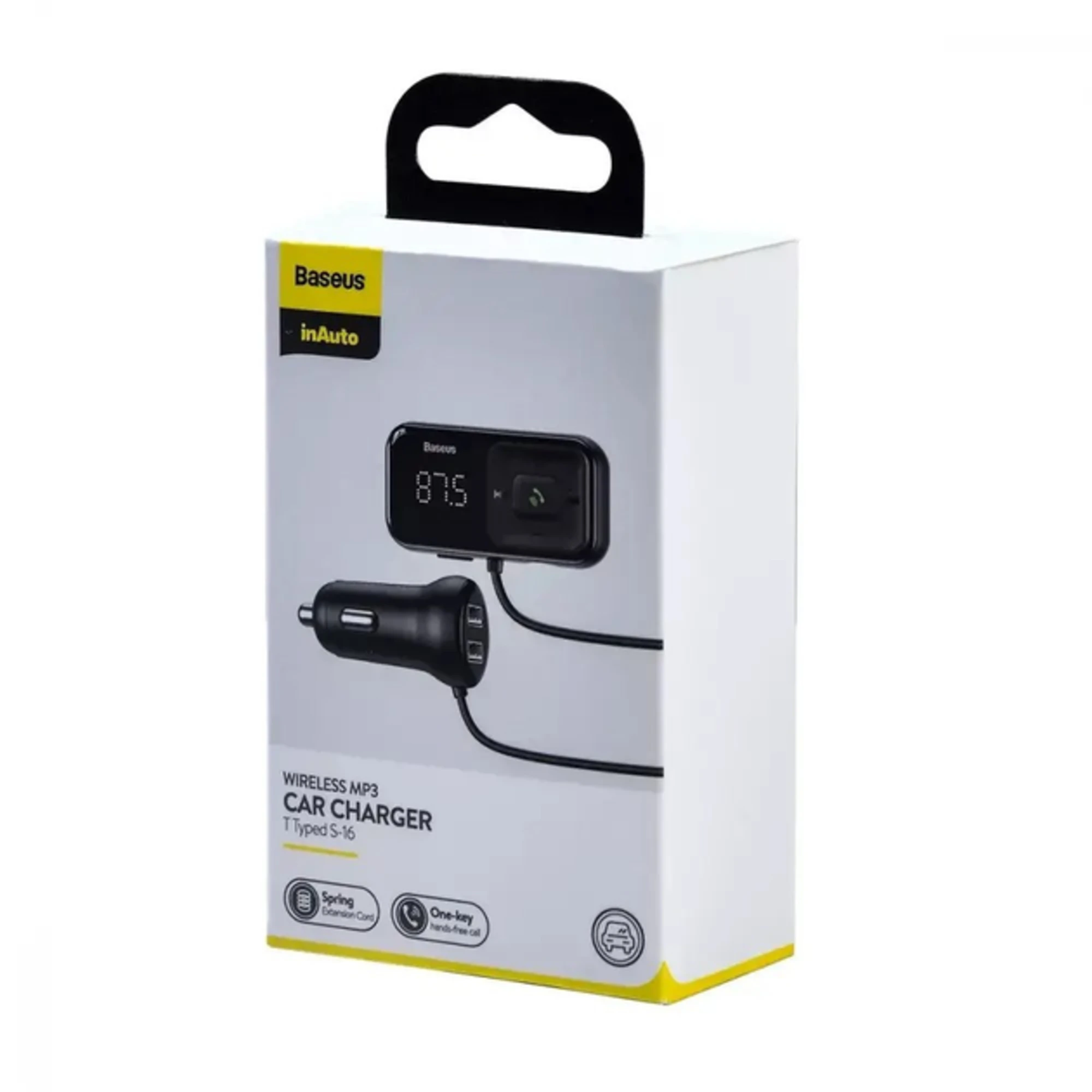 Купить FM-трансмиттер Baseus T-Typed S-16 MP3 Black (CCMT000201) - фото 5