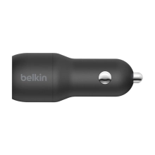 Купить Зарядное устройство Belkin 24Вт 2хUSB-A, кабель USB-A/USB-C, 1м, чорний (CCE001BT1MBK) - фото 3