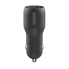 Купить Зарядное устройство Belkin 24Вт 2хUSB-A, кабель USB-A/USB-C, 1м, чорний (CCE001BT1MBK) - фото 4