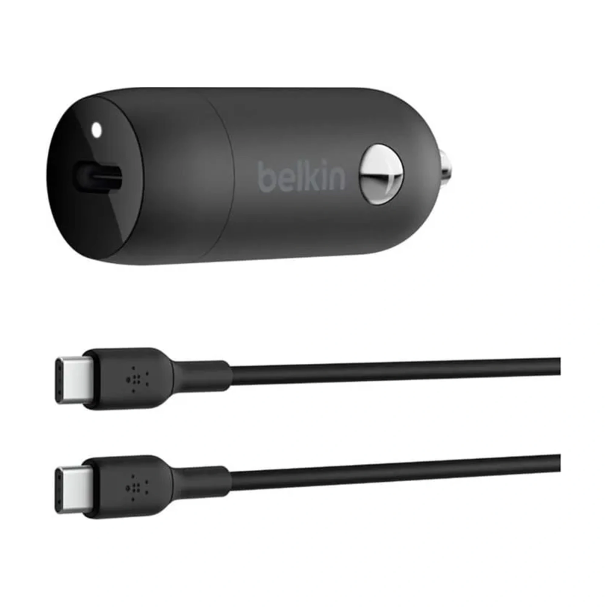 Купити Зарядний пристрій Belkin 30Вт USB-C PD PPS, кабель USB-C/USB-C, 1м, чорний (CCA004BT1MBK-B6) - фото 1