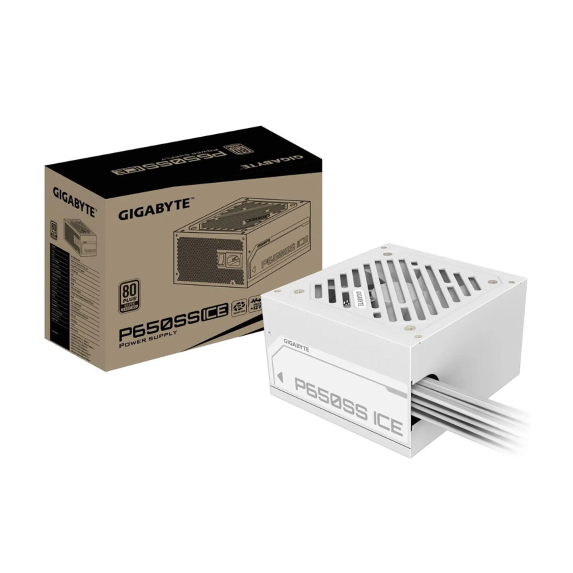 Купити Блок живлення GIGABYTE P650SS 650W 80+Silver White (GP-P650SS ICE) - фото 6