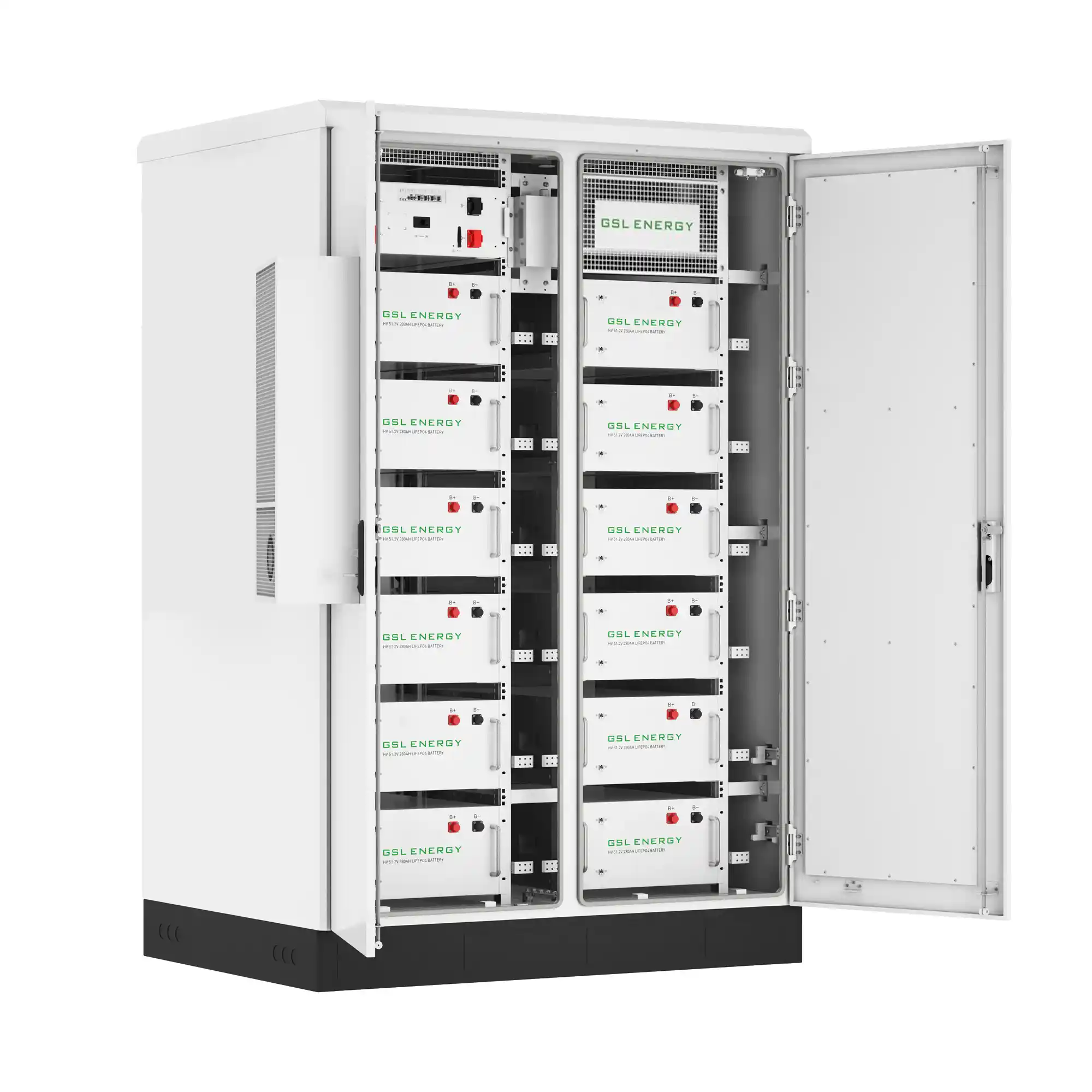 Купить Блок батарей GSL 614.4V 280Ah 172kWh LiFePO4 IP67 Fire Extinguisher Air Conditioner (GSL-BESS-170) - фото 1