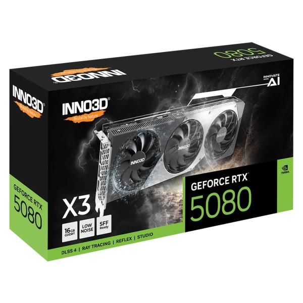 Купити Відеокарта Inno3D Nvidia GeForce RTX 5080 X3 16GB (N50803-16D7-176068N) - фото 3