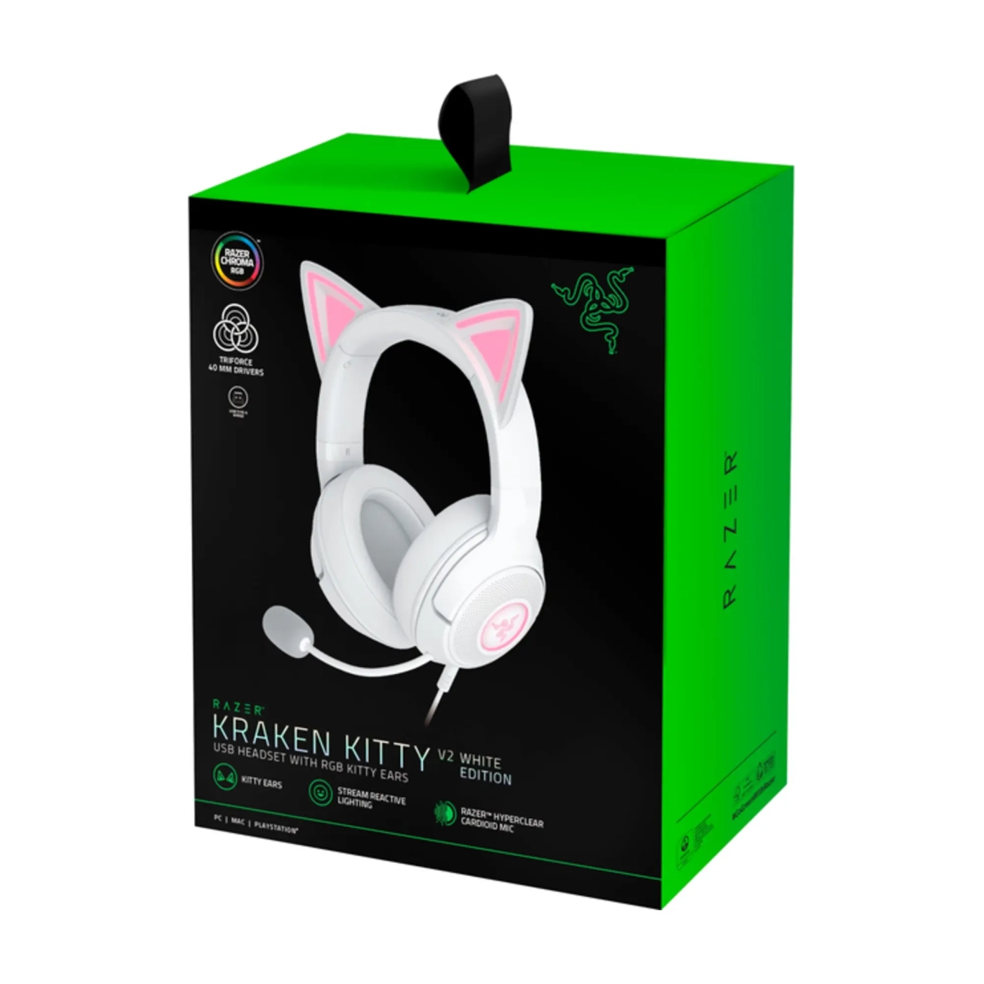 Купити Навушники RAZER Kraken Kitty V2 White (RZ04-04730600-R3M1) - фото 7