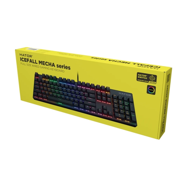 Купить Клавиатура HATOR Icefall Mecha Rainbow (HTK104UA) Black - фото 6