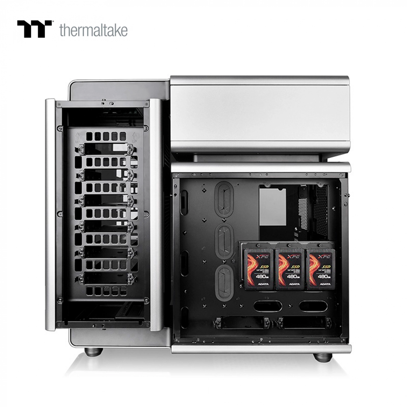 Купить Корпус Thermaltake Level 20 Silver (CA-1J9-00F9WN-00) - фото 4