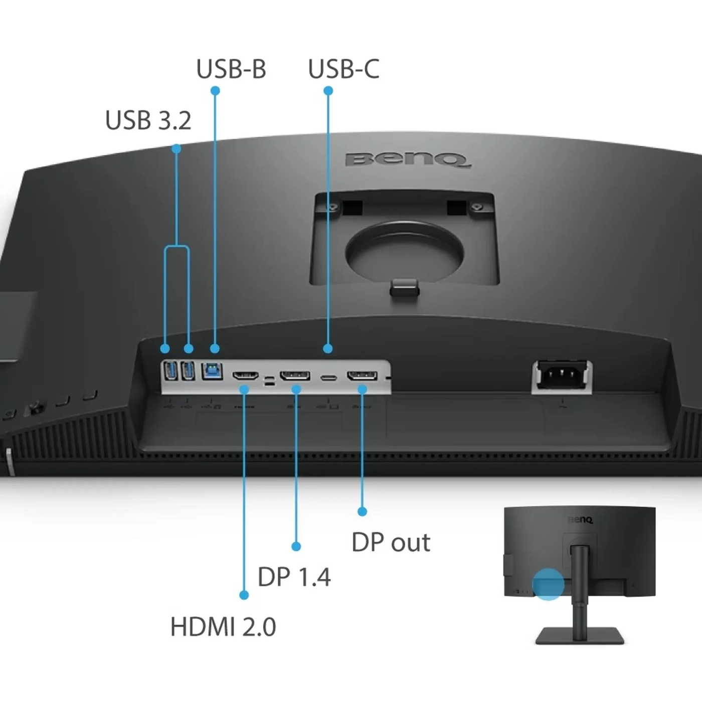 Купить Монитор 25" BenQ PD2506Q (9H.LLDLB.QBE) - фото 4