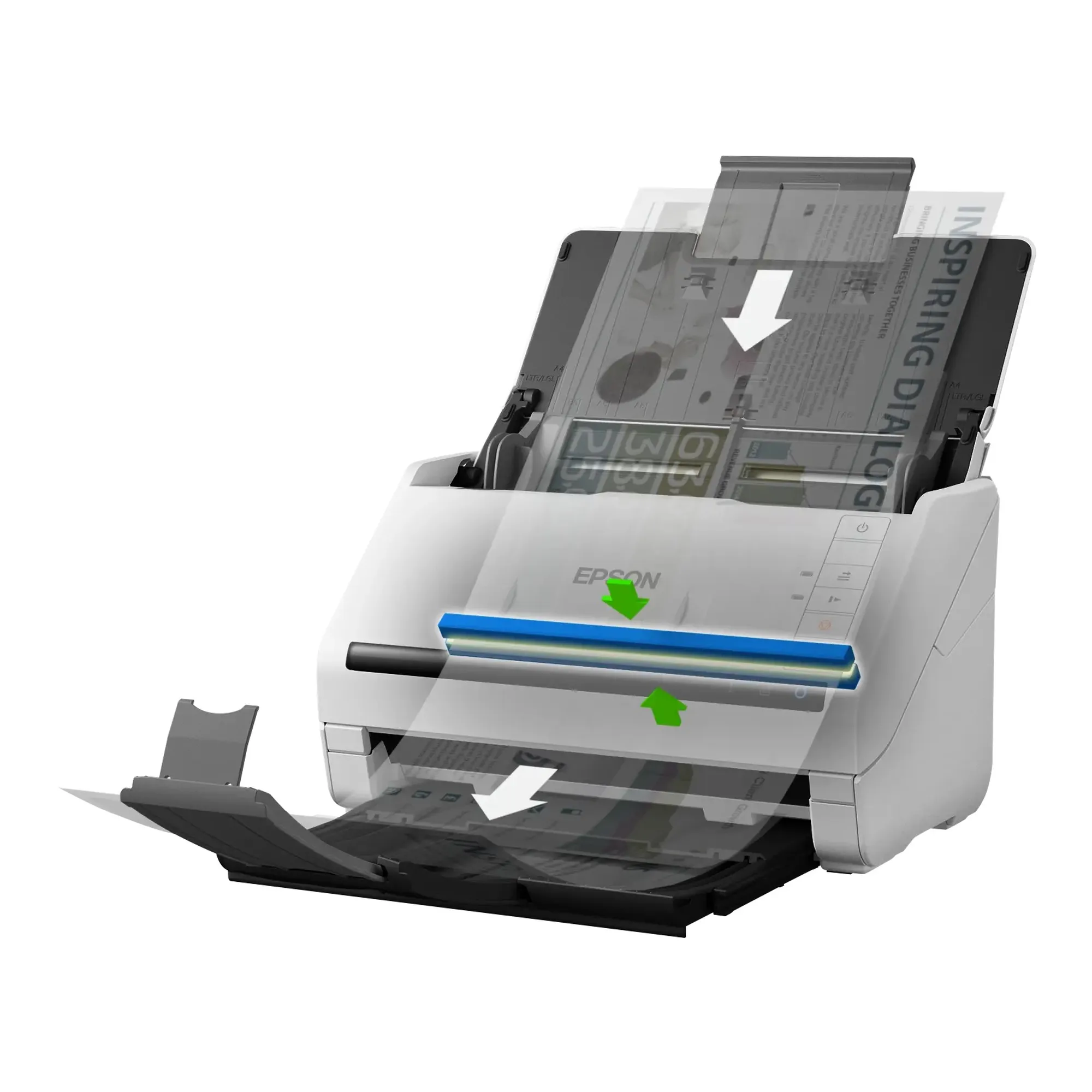 Купити Сканер А4 Epson WorkForce DS-530II (B11B261401) - фото 2