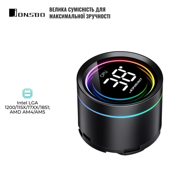 Купить Система водяного охлаждения Jonsbo TH-240 Black - фото 6