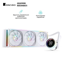 Купить Система водяного охлаждения Jonsbo TH-360 White - фото 5