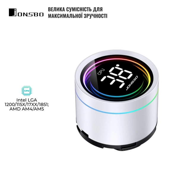Купить Система водяного охлаждения Jonsbo TH-360 White - фото 6