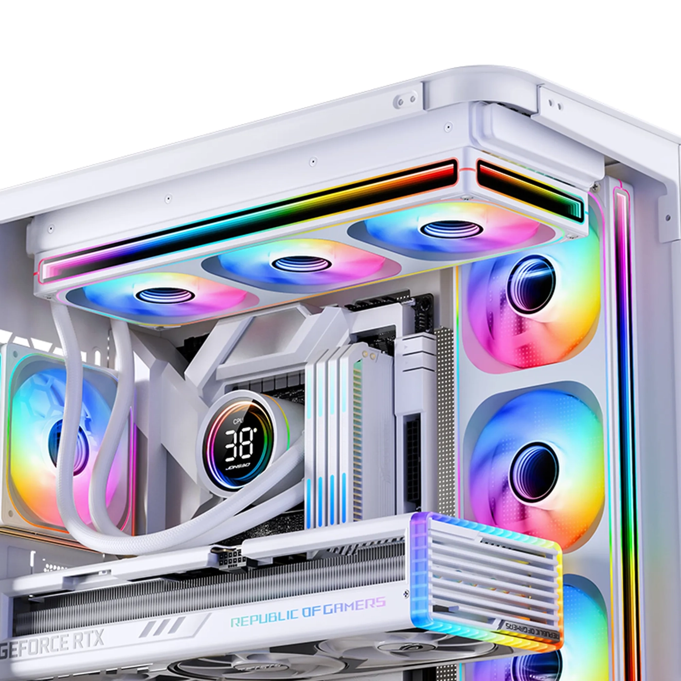 Купить Вентилятор Jonsbo ZB-120W White - фото 11