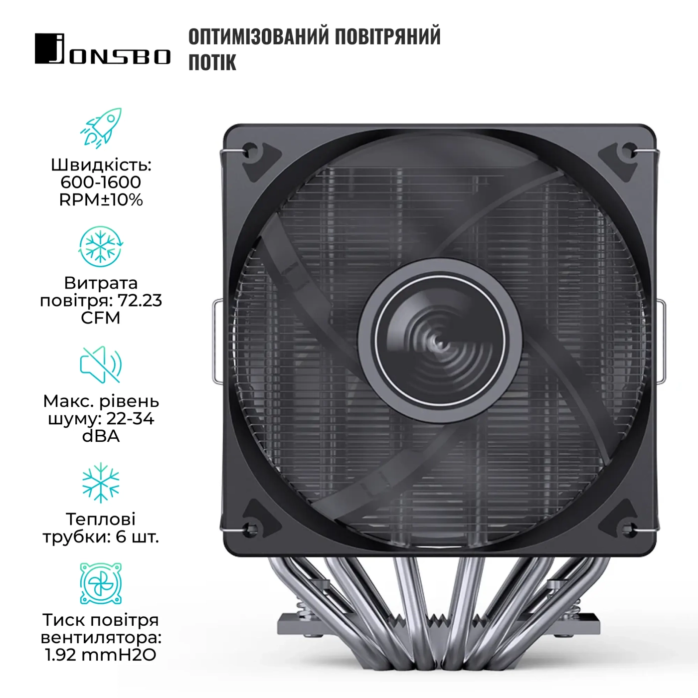 Купить Процессорный кулер Jonsbo CR-3000E Black - фото 4