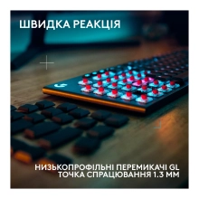 Купити Клавіатура Logitech G915 X Lightspeed Switch-Clicky Wireless/Bluetooth/USB UA Black (920-012709) - фото 4