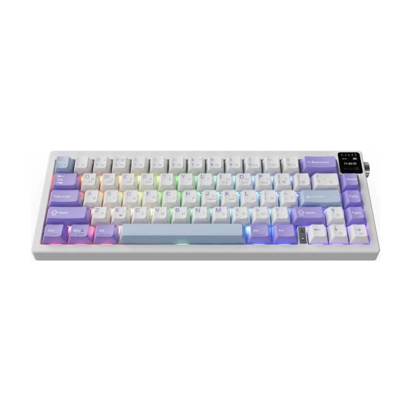 Купить Клавиатура Ajazz AK650 RGB Flying Fish Switch Wireless With Screen (AK650-FF-PWB) Purple - фото 3