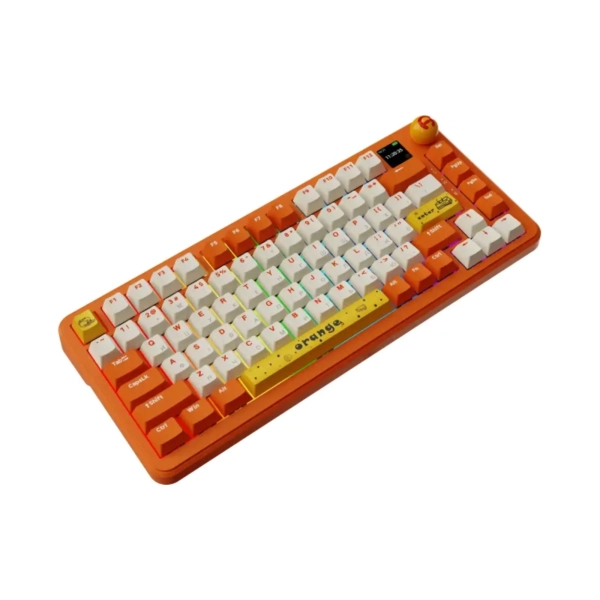 Купить Клавиатура Ajazz AK820 MAX RGB Avocado Switch Wireless With Screen (AK820MAX-AS-OW) Orange - фото 5