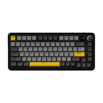 Купити Клавіатура Ajazz AK820 MAX RGB Magnetic Switches Wireless With Screen (AK820MAX-M-BGY) Black - фото 1