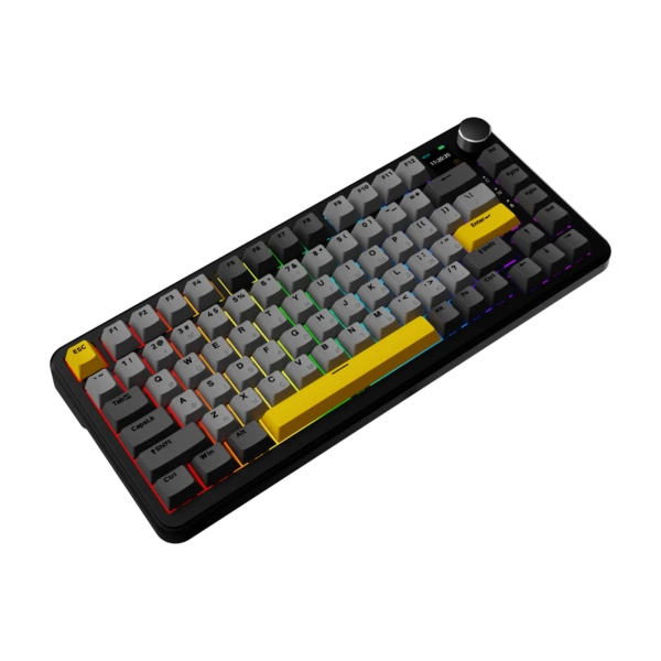 Купити Клавіатура Ajazz AK820 MAX RGB Magnetic Switches Wireless With Screen (AK820MAX-M-BGY) Black - фото 4