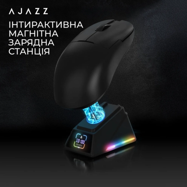Купити Мишка Ajazz AJ159 APEX Wireless (AJM159-A-B) Black - фото 7