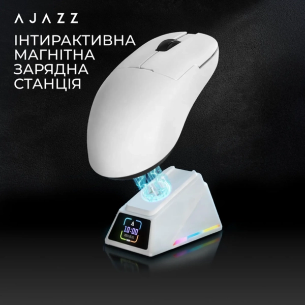 Купить Мышь Ajazz AJ159 APEX Wireless (AJM159-A-W) White - фото 7