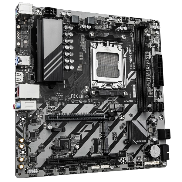 Купити Материнська плата Gigabyte B840M D2H - фото 2