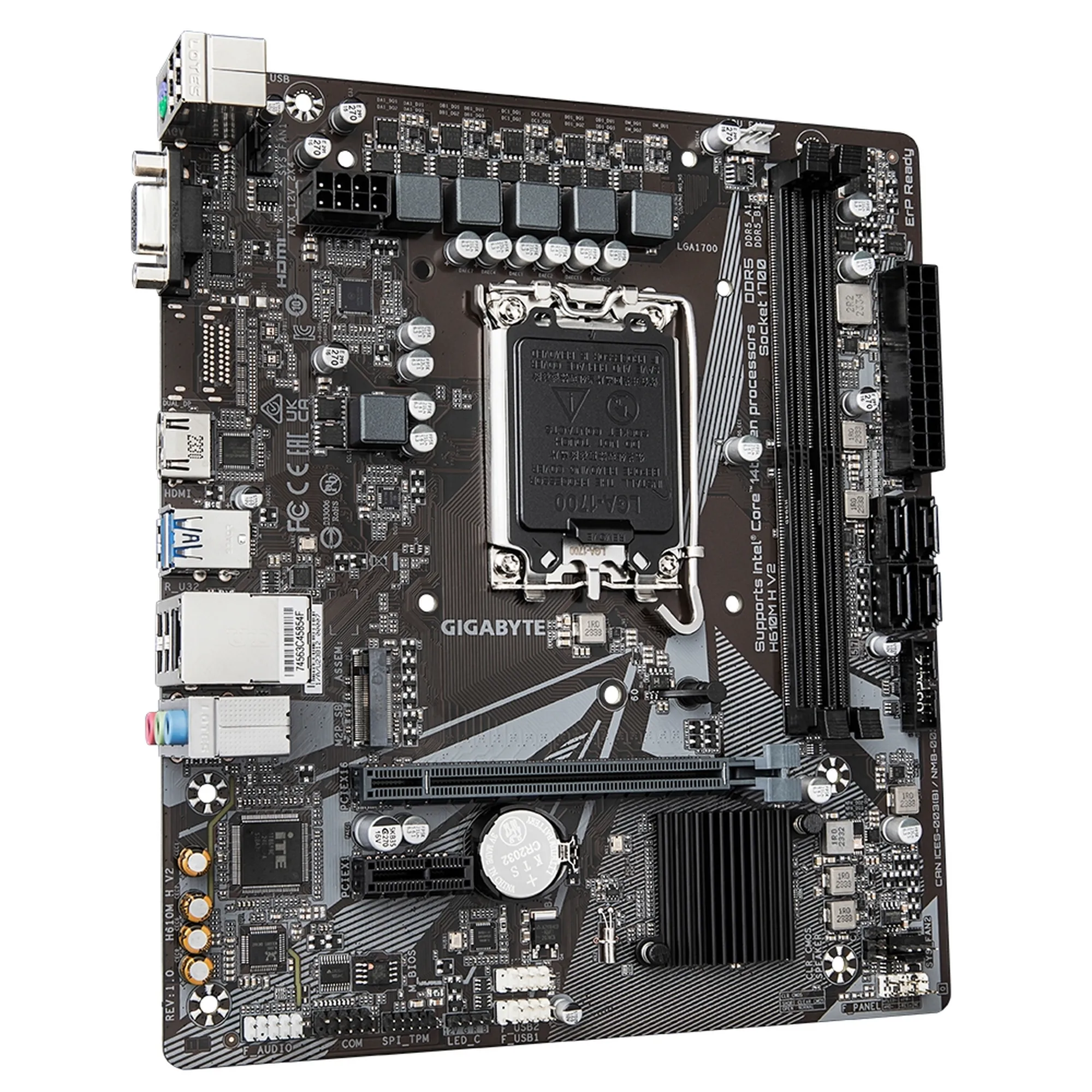 Купить Материнская плата Gigabyte H610M H V2 - фото 2