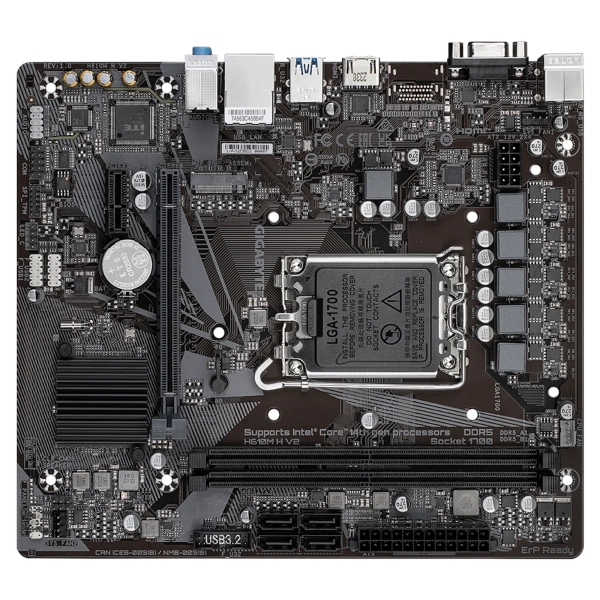 Купить Материнская плата Gigabyte H610M H V2 - фото 3