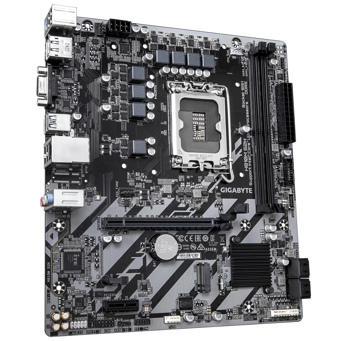Купить Материнская плата Gigabyte H810M S2H - фото 2