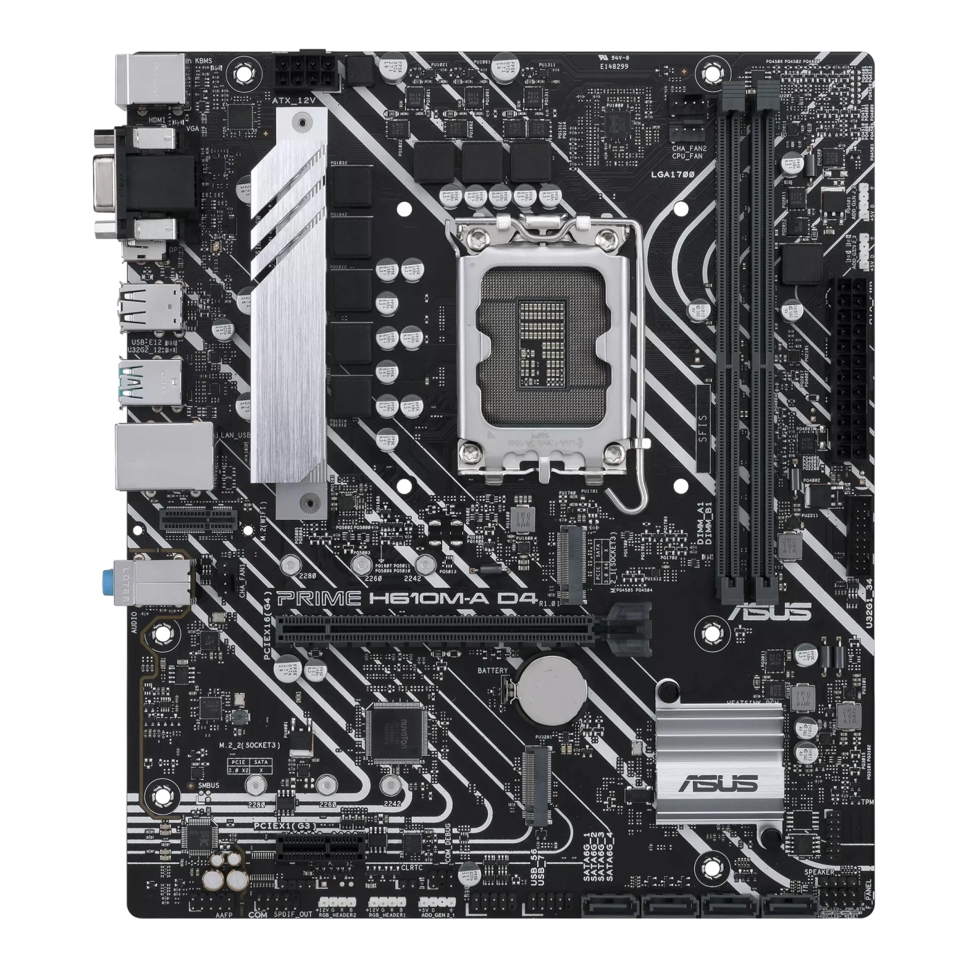 Купить Материнская плата Asus PRIME H610M-A D4-CSM - фото 1