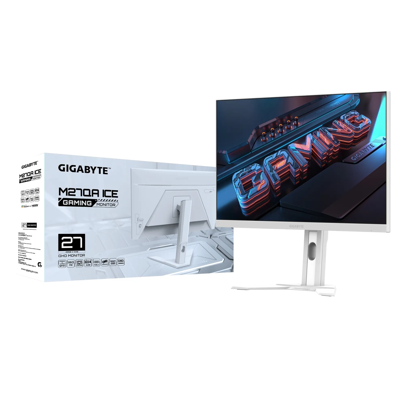 Купити Монітор 27" Gigabyte M27QA ICE White (M27QA ICE EK1) - фото 8