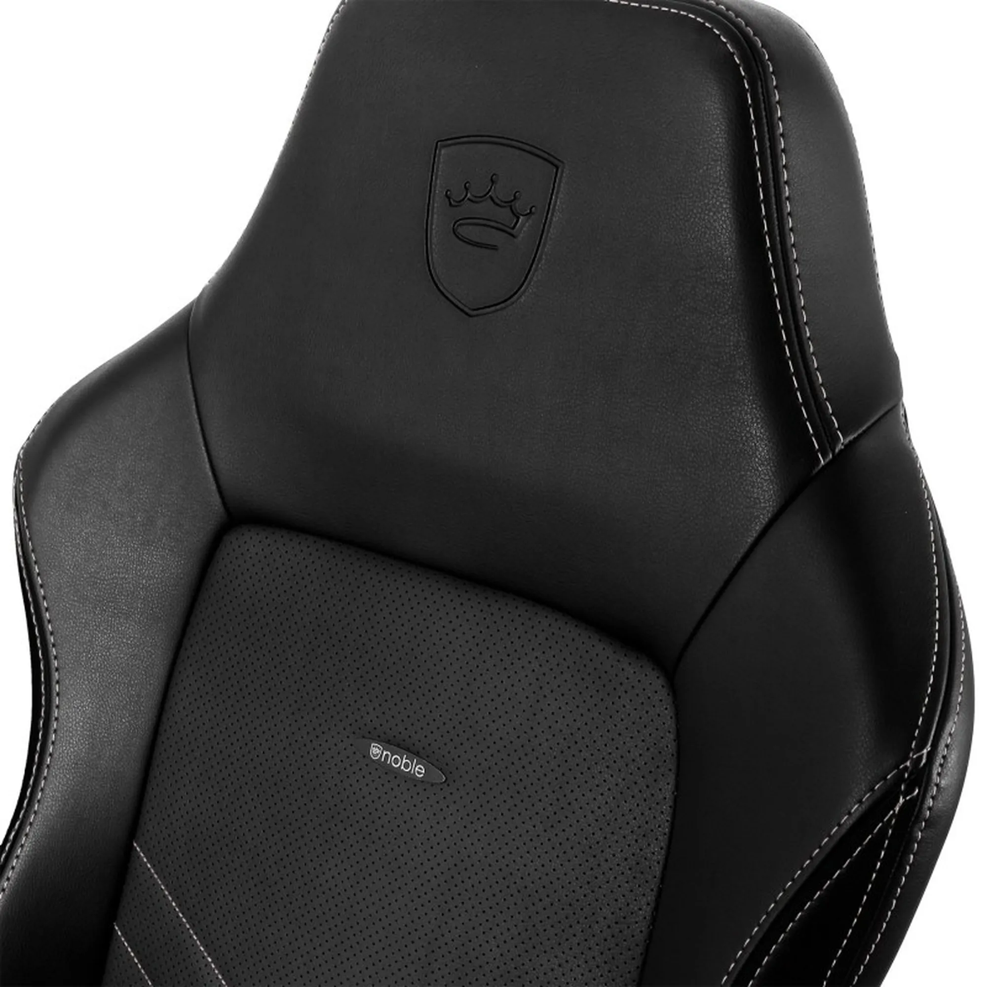 Купить Кресло для геймеров Noblechairs Hero PU Leather Black/Platinum White (NBL-HRO-PU-BPW) - фото 6