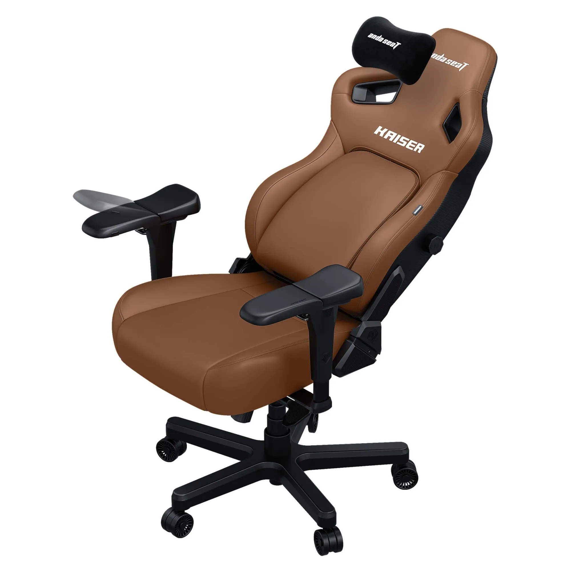Купить Кресло для геймеров Anda Seat Kaiser 4 L Brown Premium PVC (AD12YDDC-L-20-K-PV/C) - фото 2