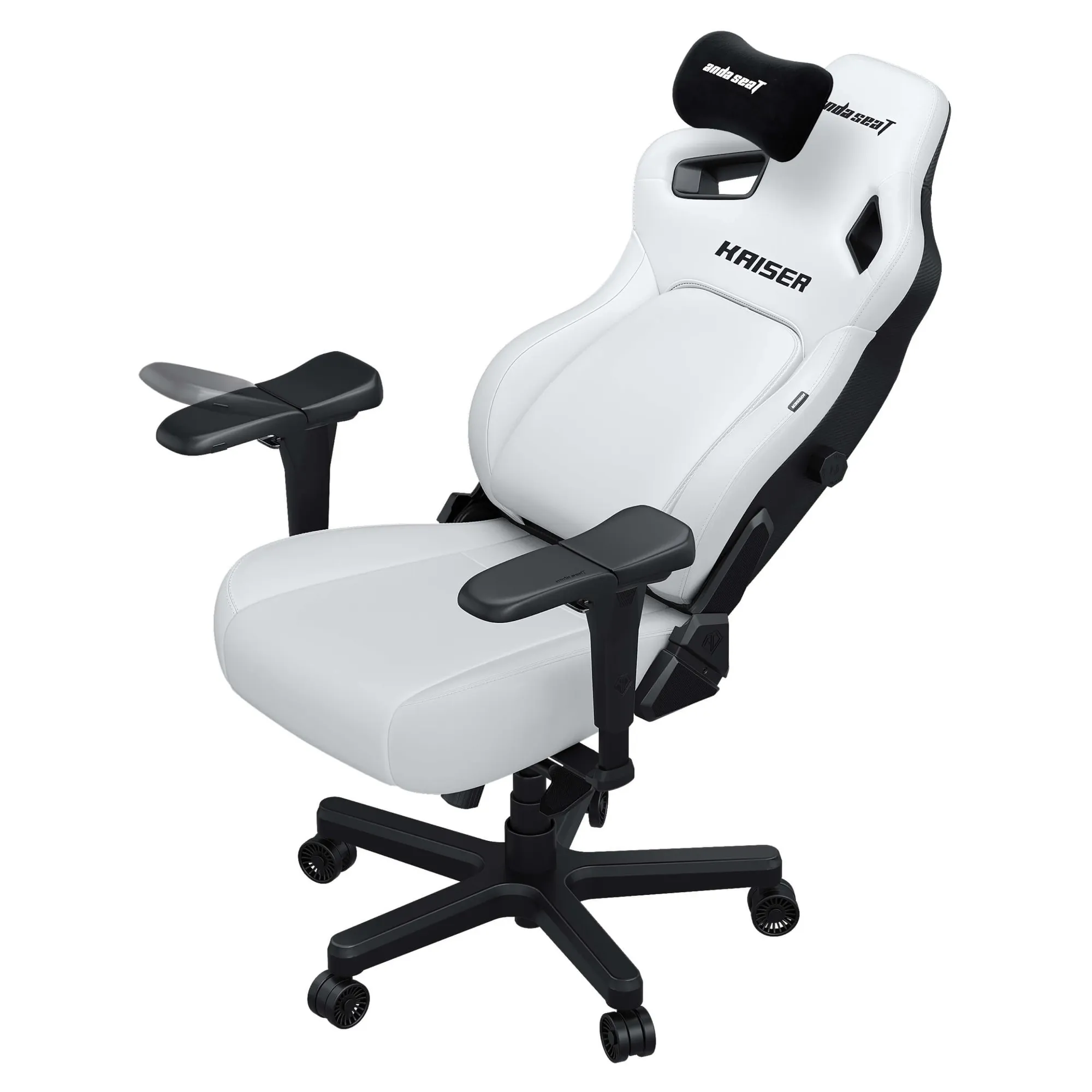Купити Крісло для геймерів Anda Seat Kaiser 4 L White Premium PVC (AD12YDDC-L-20-W-PV/C) - фото 2