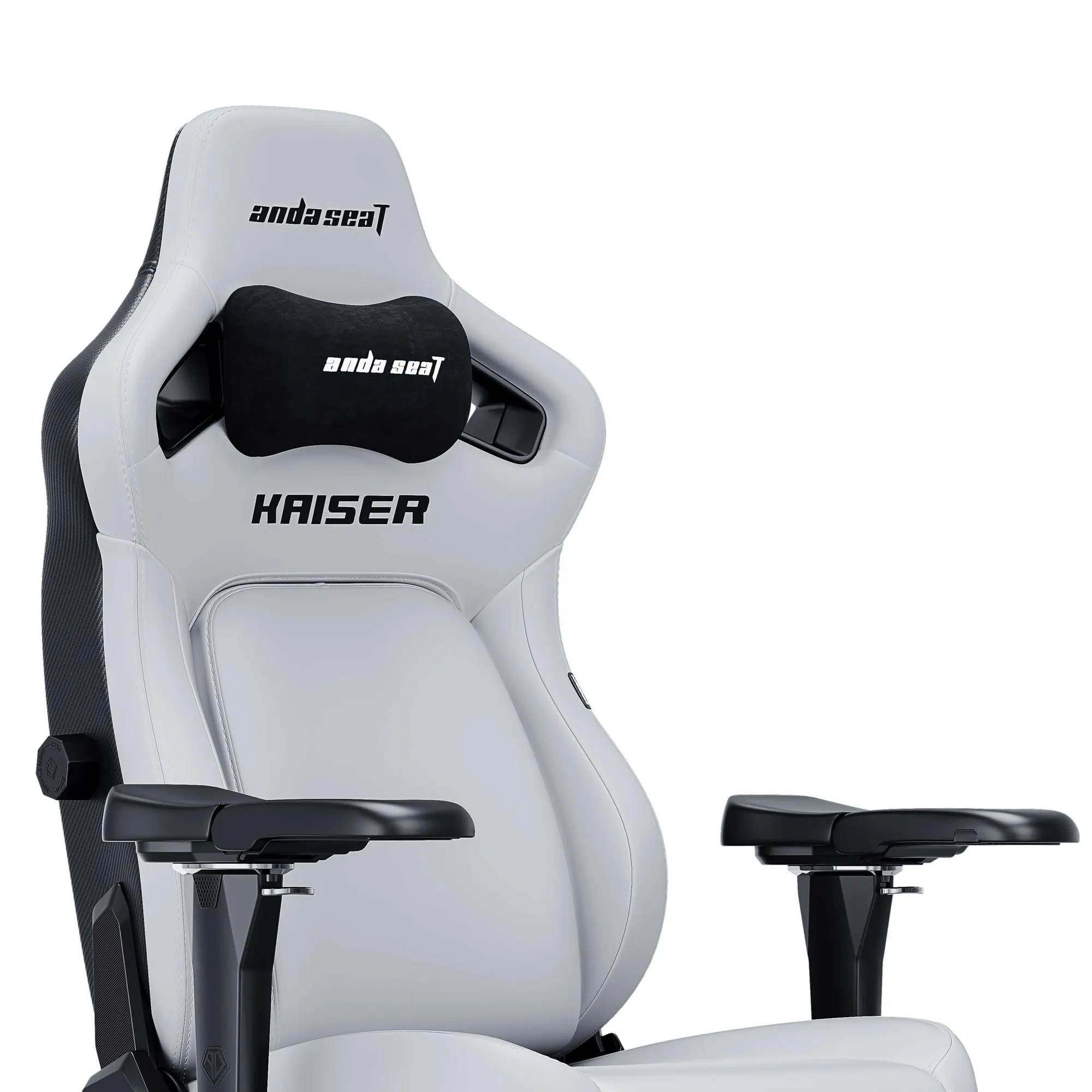 Купити Крісло для геймерів Anda Seat Kaiser 4 L White Premium PVC (AD12YDDC-L-20-W-PV/C) - фото 8