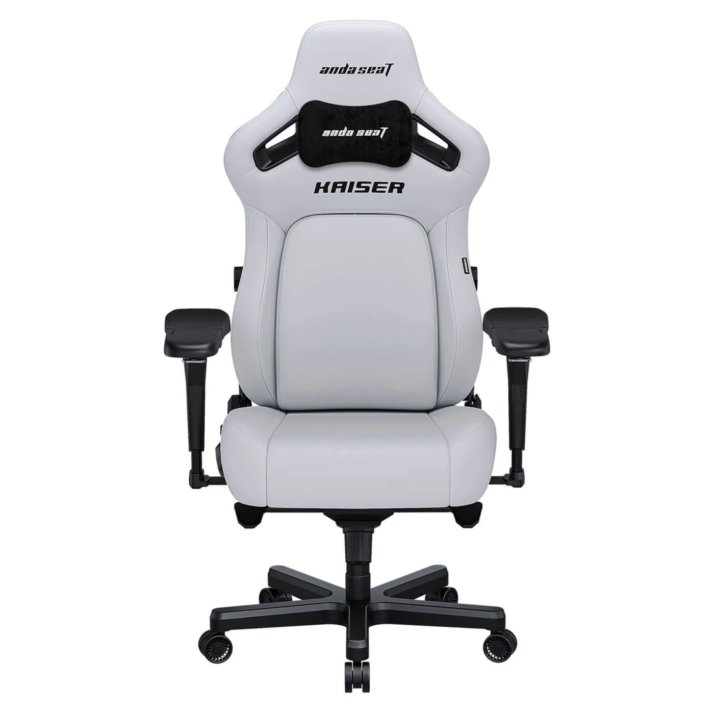 Купити Крісло для геймерів Anda Seat Kaiser 4 L White Premium PVC (AD12YDDC-L-20-W-PV/C) - фото 1