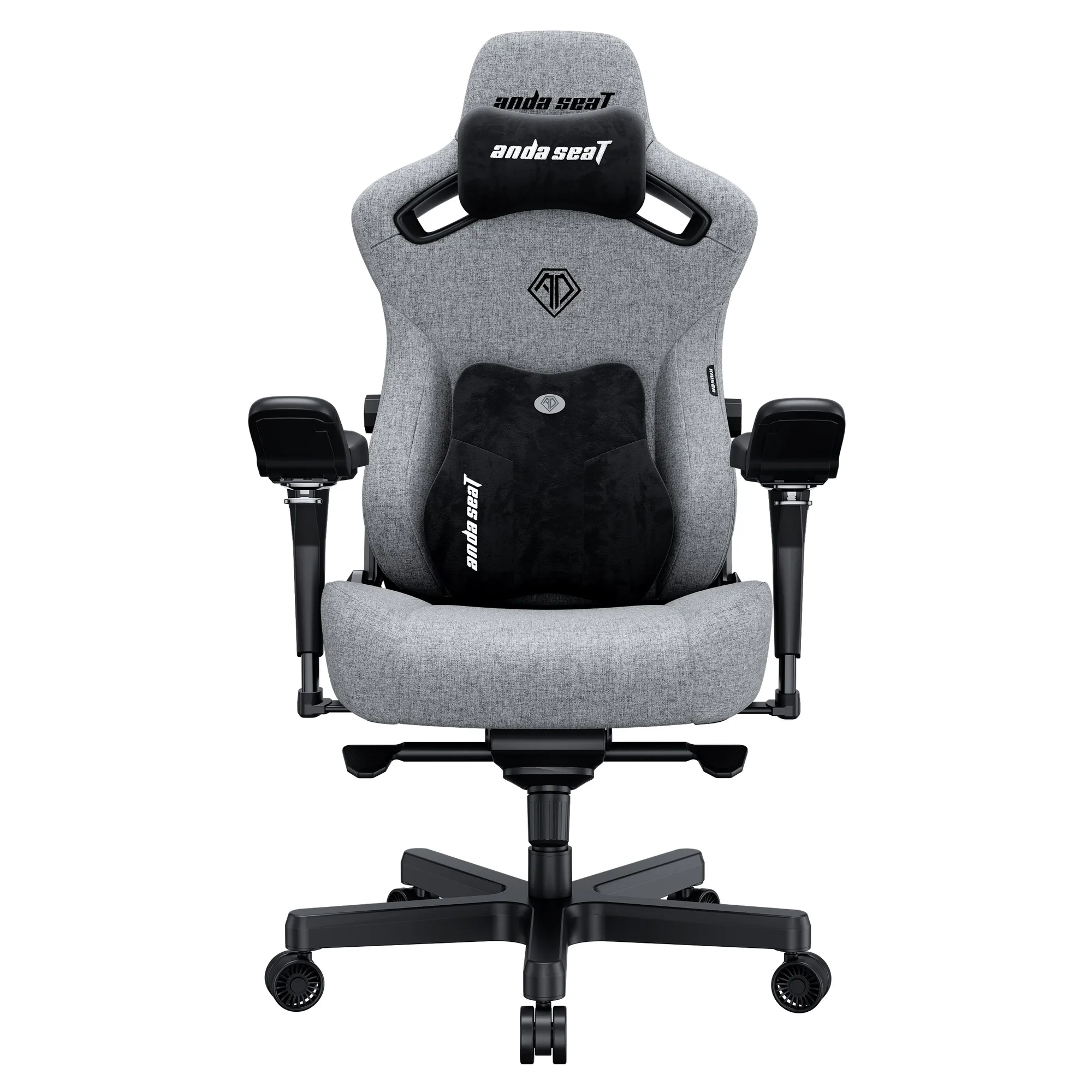 Купити Крісло для геймерів Anda Seat Kaiser 3 Pro XL Grey Fabric (AD12YDC-XL-01-G-PV/F-G02) - фото 1