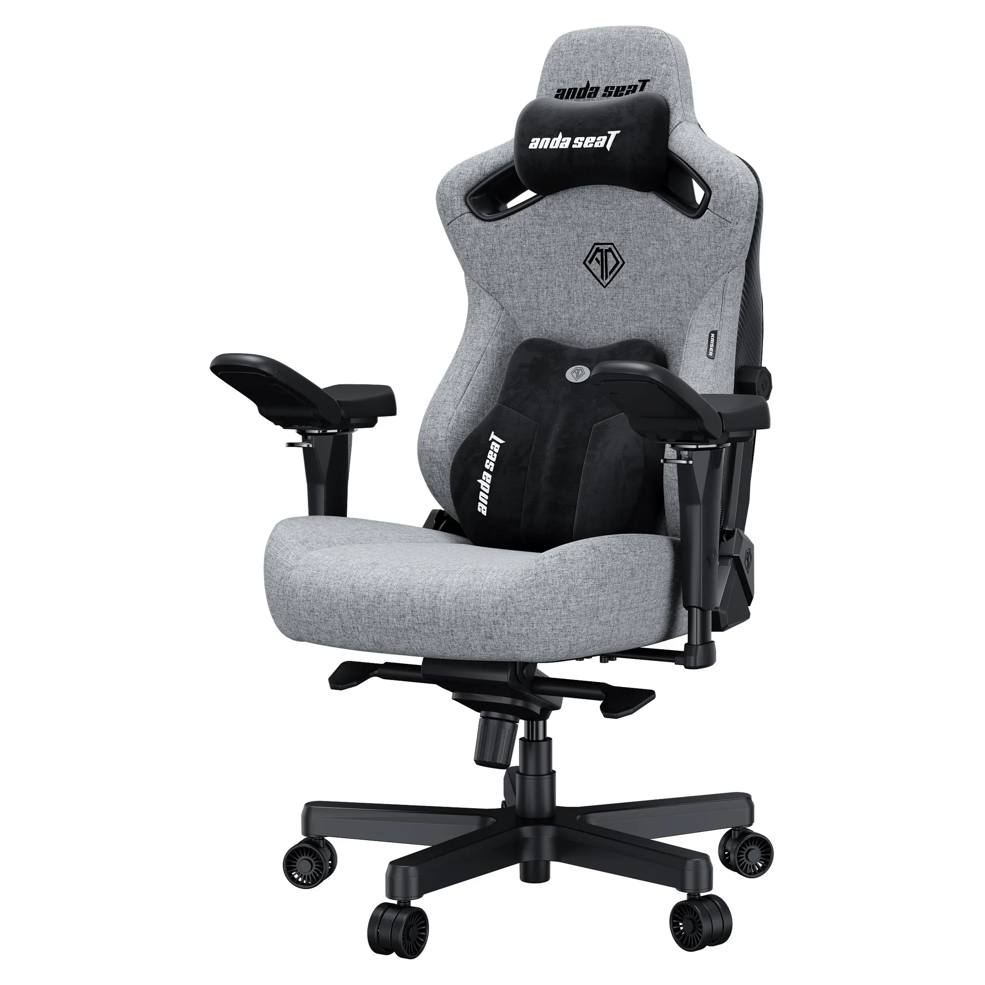 Купити Крісло для геймерів Anda Seat Kaiser 3 Pro XL Grey Fabric (AD12YDC-XL-01-G-PV/F-G02) - фото 5