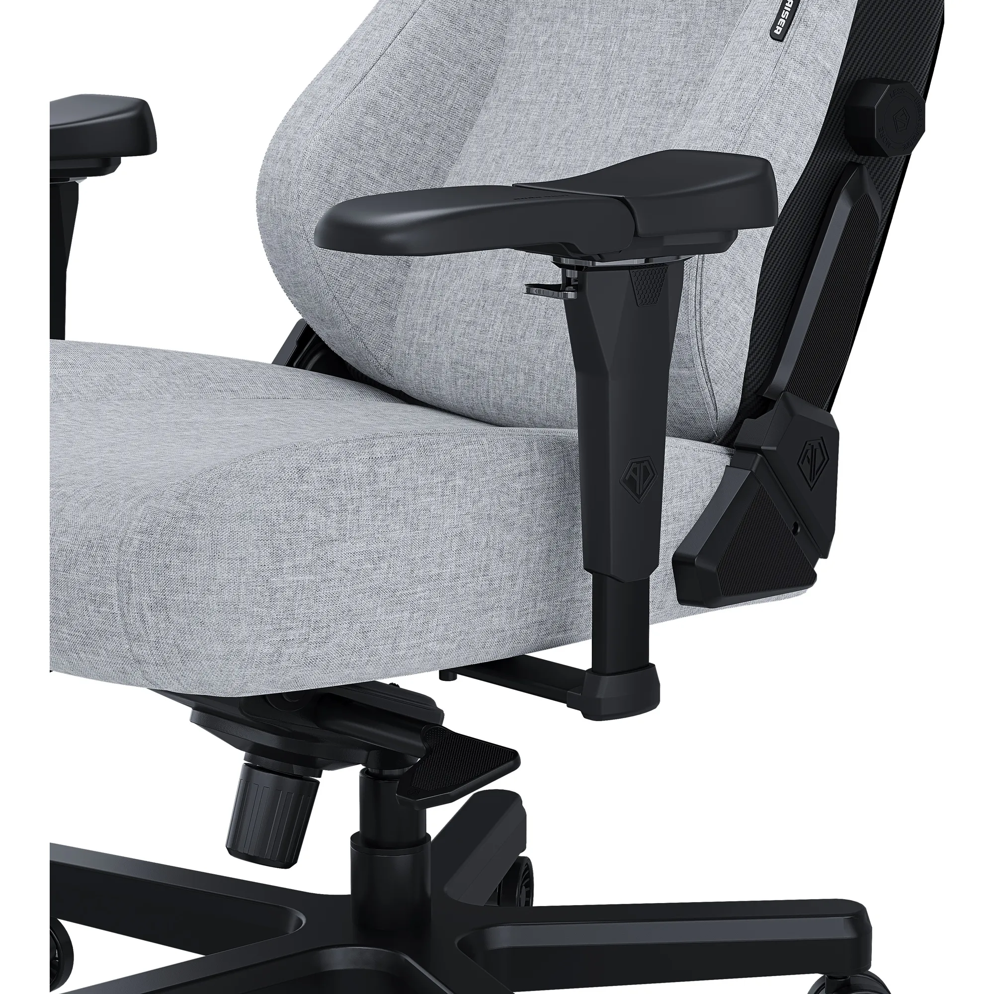 Купити Крісло для геймерів Anda Seat Kaiser 3 Pro XL Grey Fabric (AD12YDC-XL-01-G-PV/F-G02) - фото 11