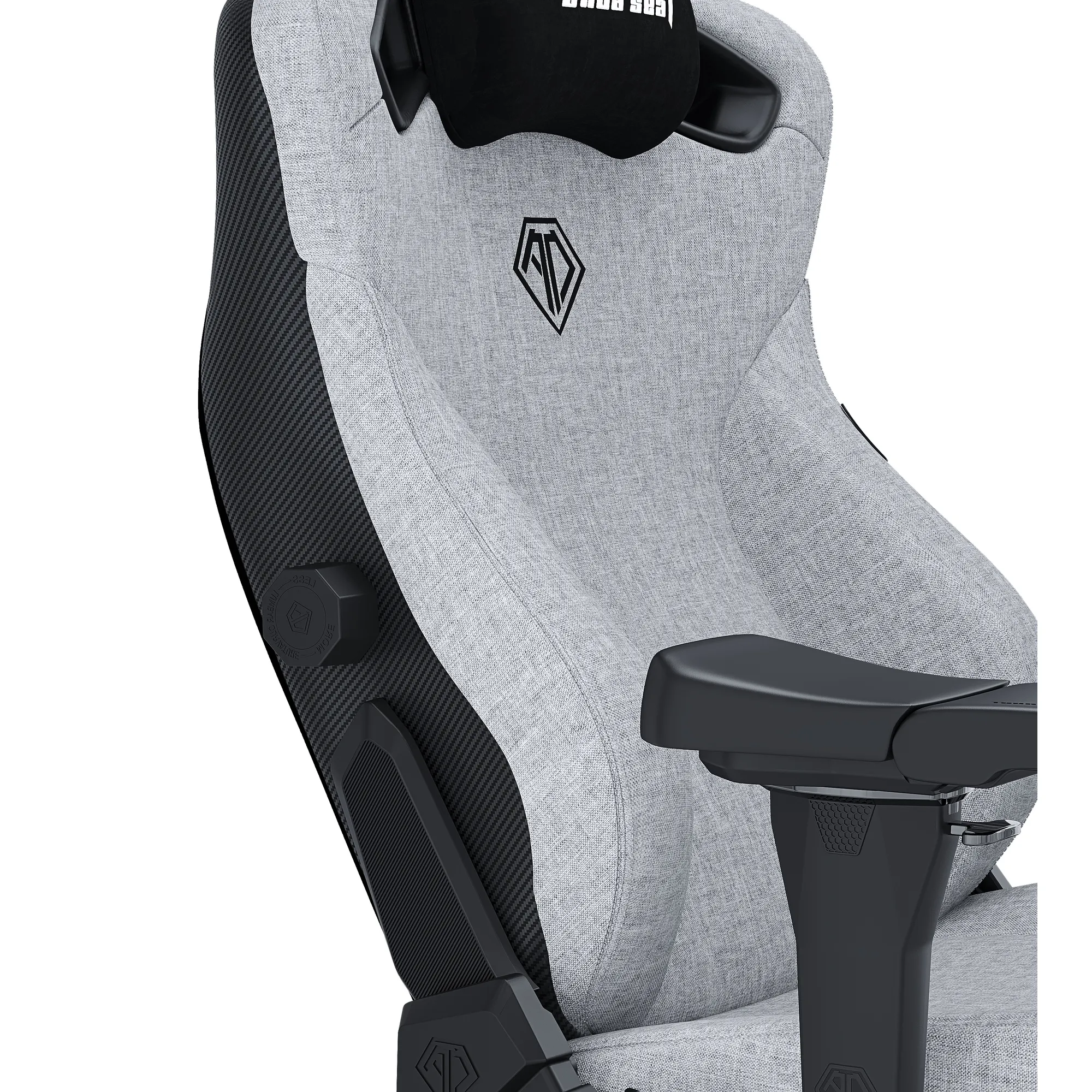 Купити Крісло для геймерів Anda Seat Kaiser 3 Pro XL Grey Fabric (AD12YDC-XL-01-G-PV/F-G02) - фото 12