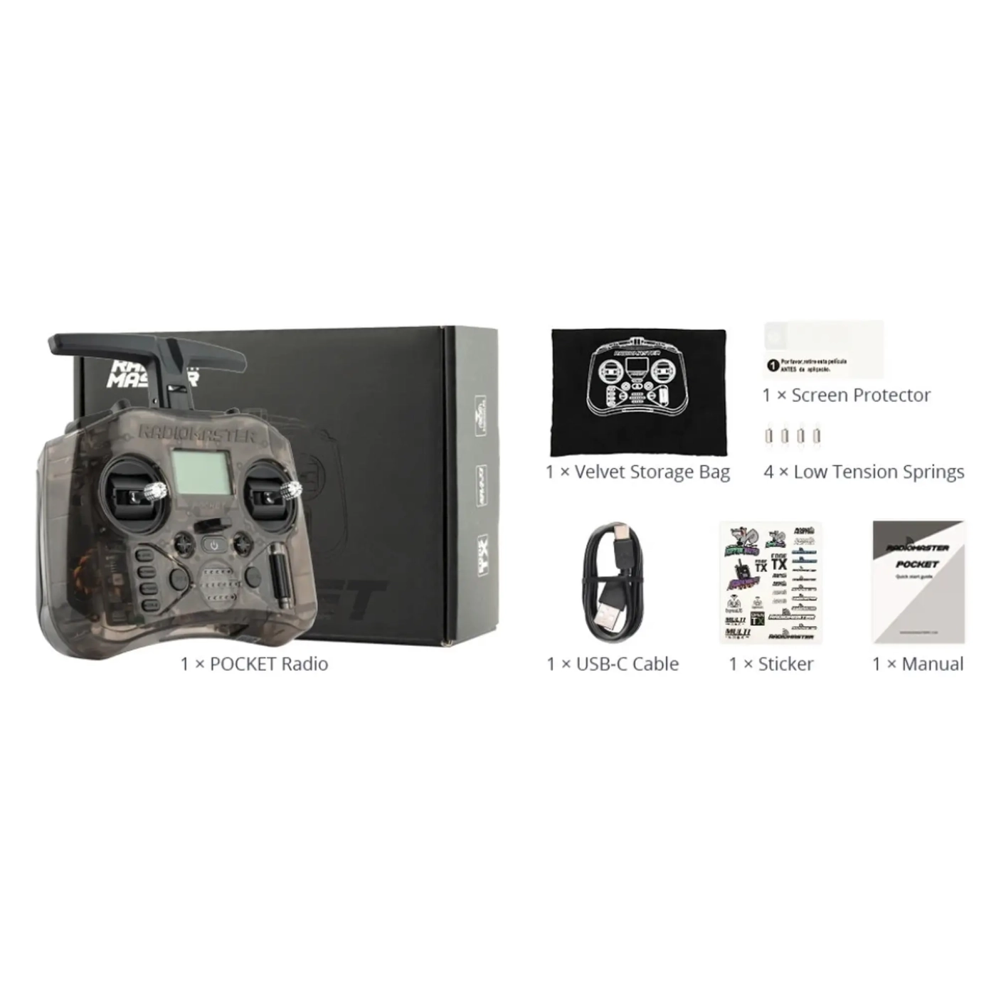 Купить Пульт управления для дронов RadioMaster Pocket ExpressLRS Edge TX M2 (HP0157.0053-M2) - фото 6