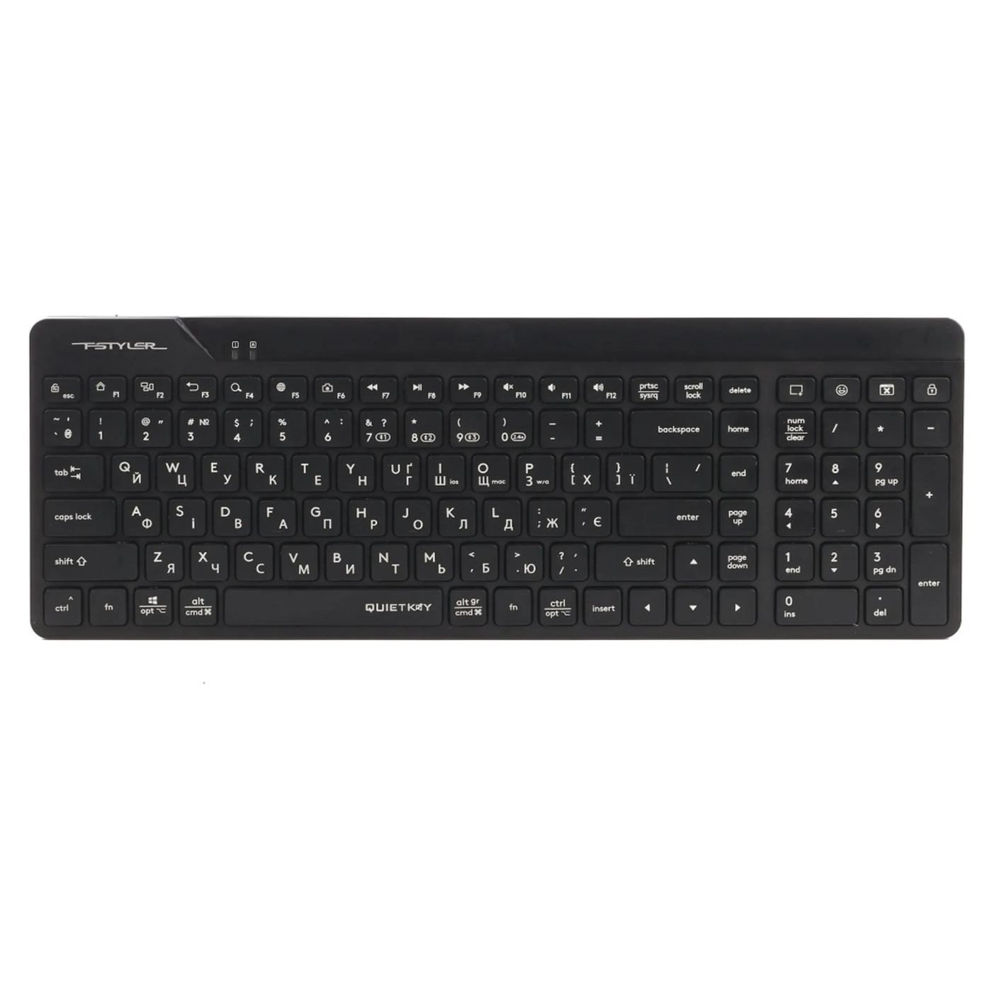 Купити Клавіатура A4Tech Fstyler FBK23 AS (Black) - фото 1