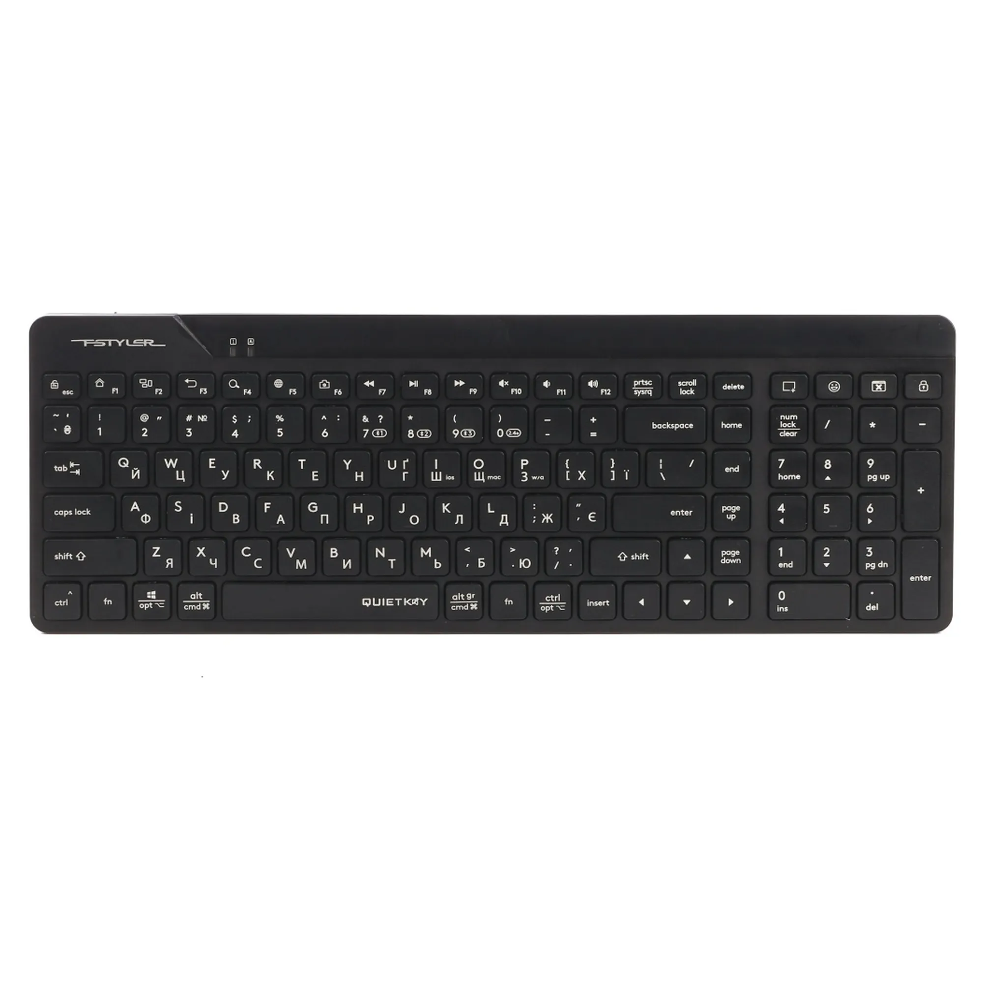 Купити Клавіатура A4Tech Fstyler FBK23 AS (Black) - фото 1