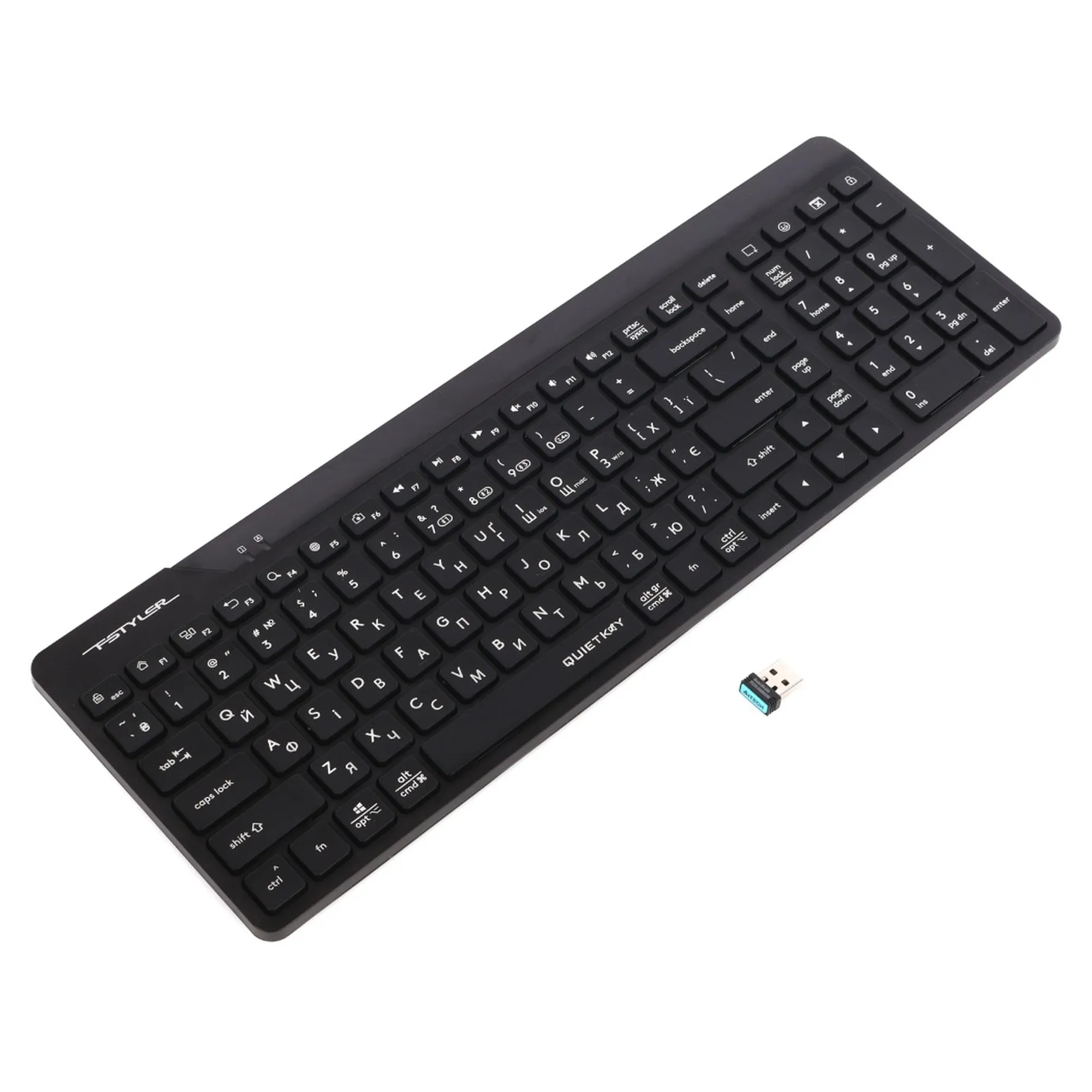 Купити Клавіатура A4Tech Fstyler FBK23 AS (Black) - фото 2