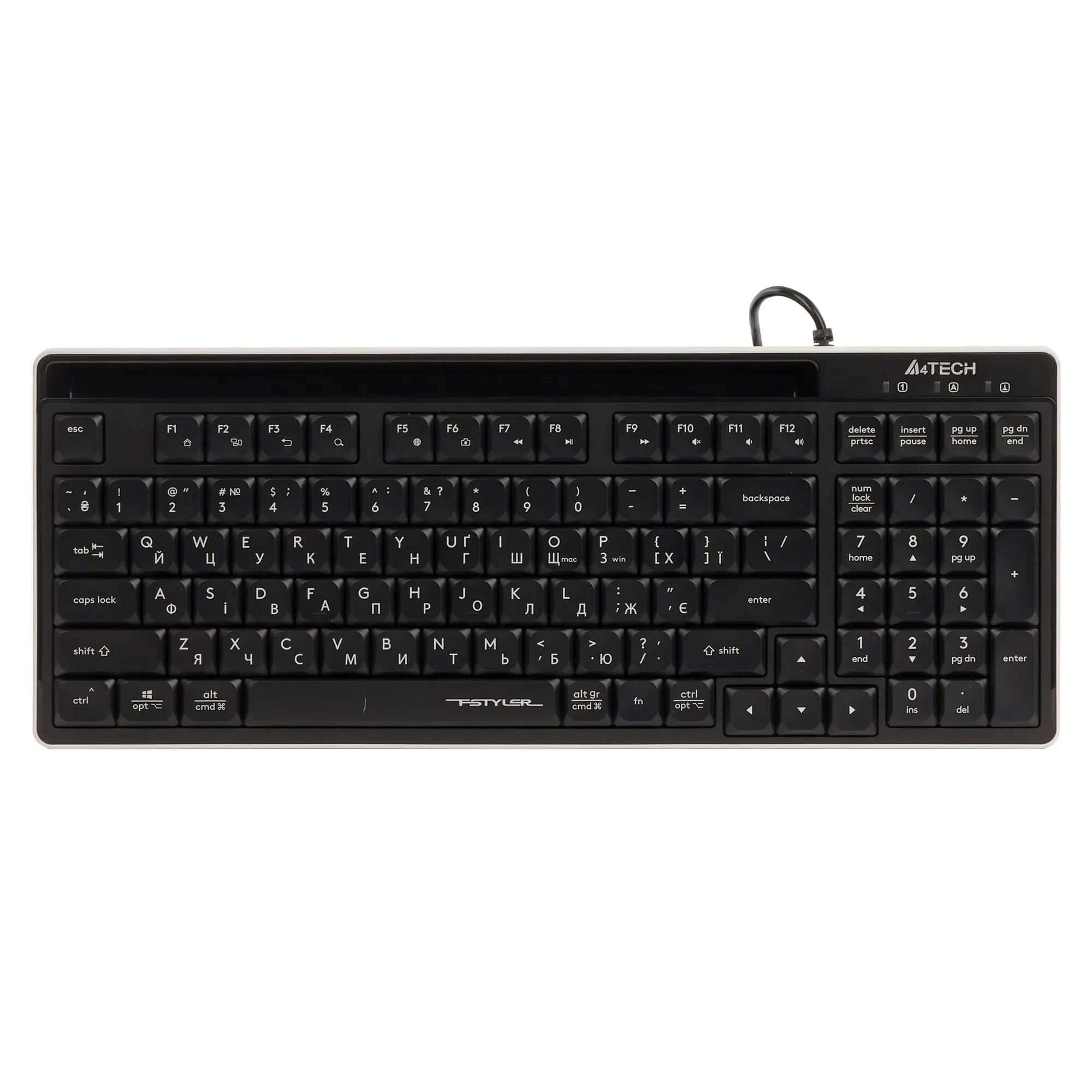 Купити Клавіатура A4Tech Fstyler FX70 (Black) - фото 1