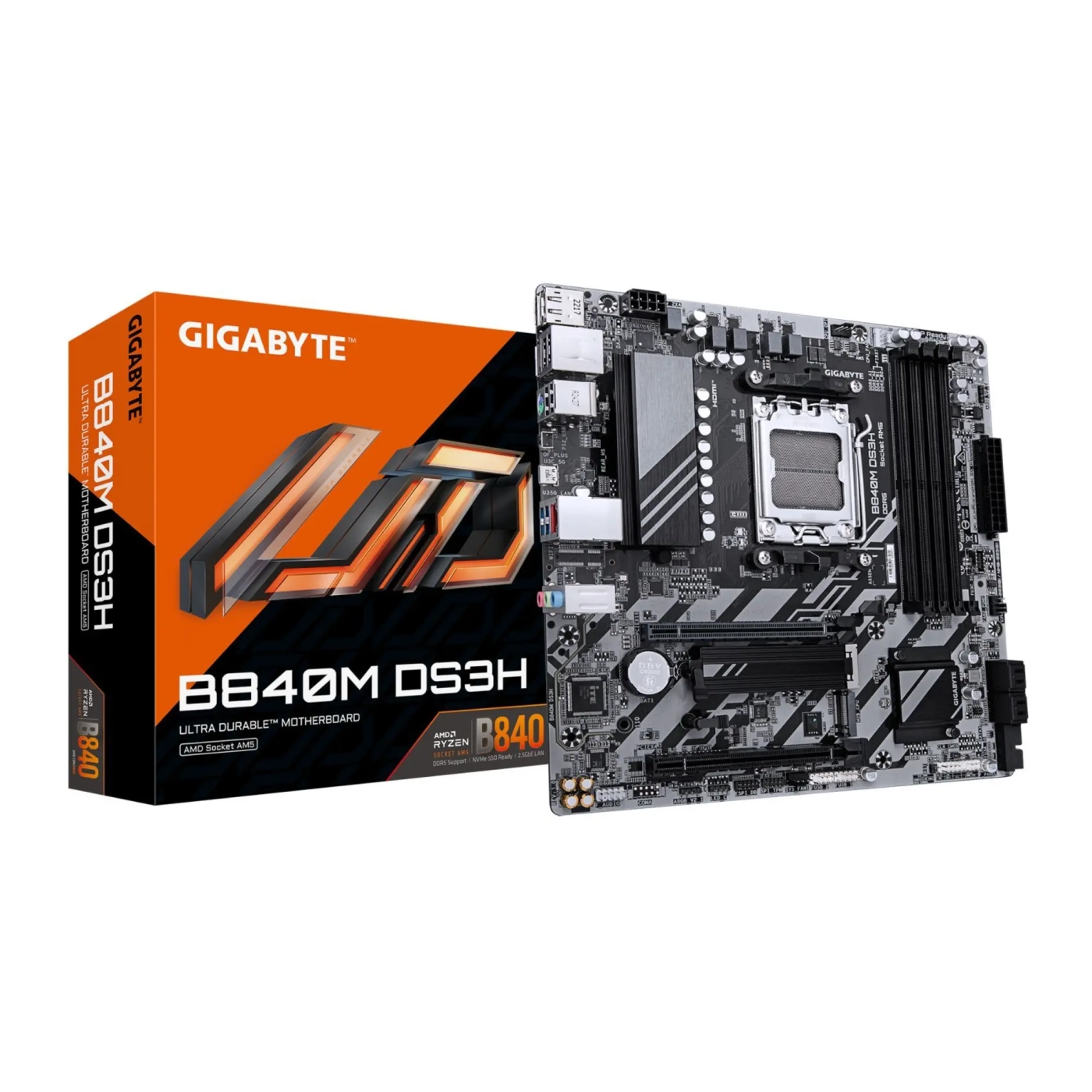Купить Материнская плата GIGABYTE B840M DS3H - фото 4
