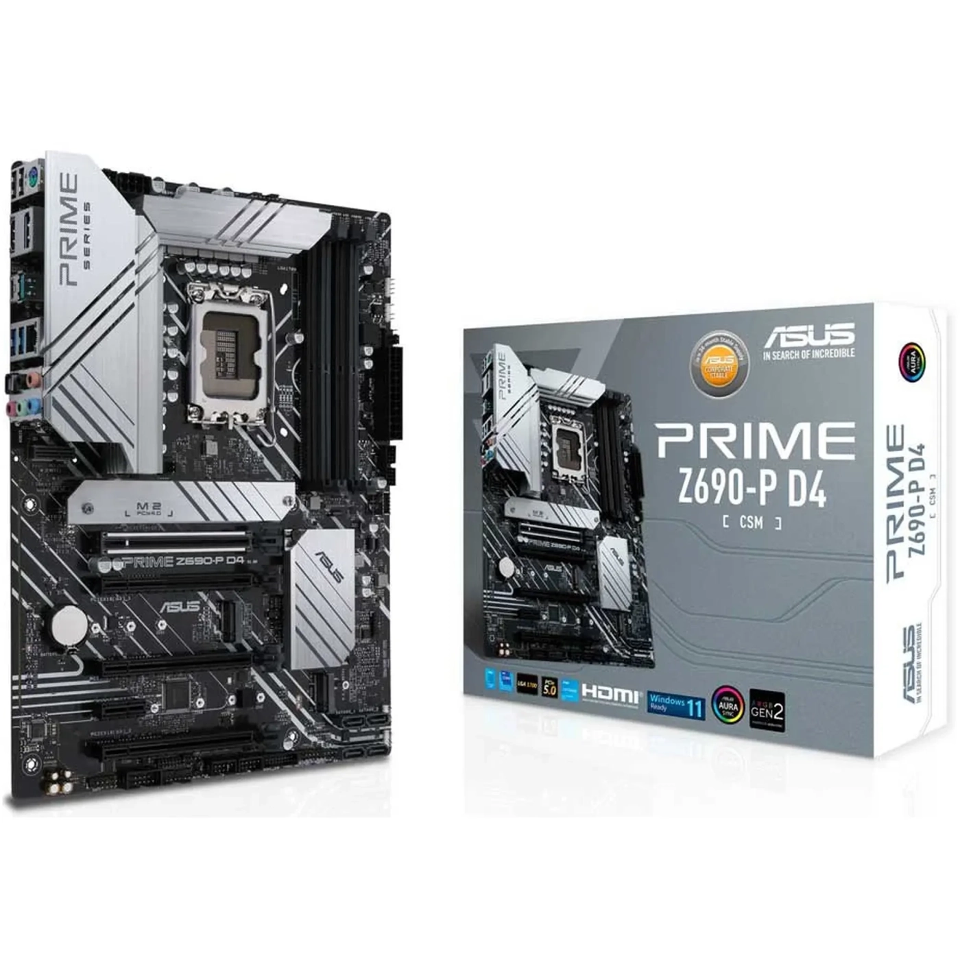 Купить Материнская плата ASUS PRIME Z690-P D4-CSM - фото 1