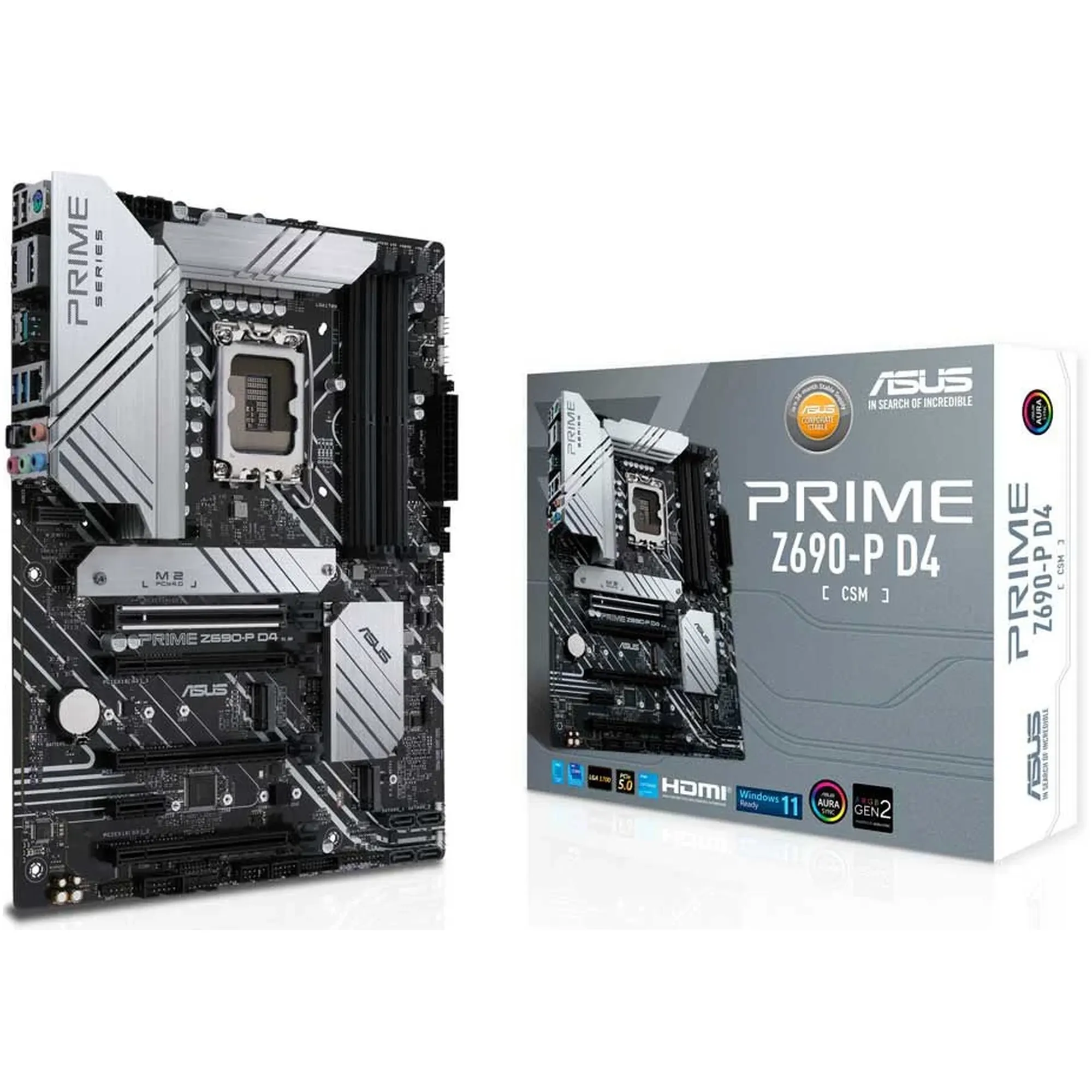 Купить Материнская плата ASUS PRIME Z690-P D4-CSM - фото 1