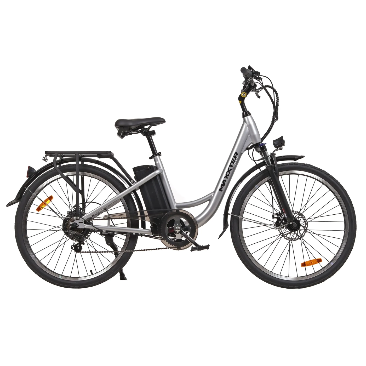 Купити Електровелосипед Maxxter CITY 2.0 (Silver) - фото 1